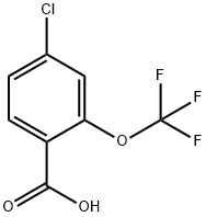 4-Chloro-2-(trifluoroMethoxy)benzoic acid, 97% Structure