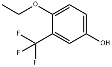 4-Ethoxy-3-(trifluoroMethyl)phenol, 97% 구조식 이미지