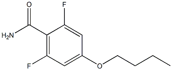 4-n-Butoxy-2,6-difluorobenzaMide, 97% 구조식 이미지