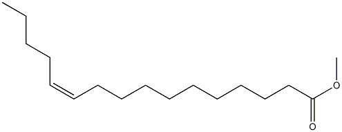 Methyl 11(Z)-hexadecenoate Structure