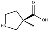 (R)-3-Methylpyrrolidine-3-carboxylic acid Structure