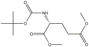 (R)-diMethyl2-(tert-butoxycarbonylaMino)pentanedioate 구조식 이미지