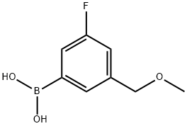 (3-fluoro-5-(MethoxyMethyl)phenyl)boronic acid Structure