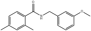 N-(3-Methoxybenzyl)-2,4-diMethylbenzaMide Structure