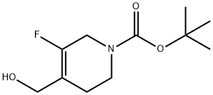 tert-butyl 3-fluoro-4-(hydroxyMethyl)-5,6-dihydropyridine-1(2H)-carboxylate Structure