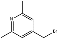 4-BroMoMethyl-2,6-diMethyl-pyridine Structure