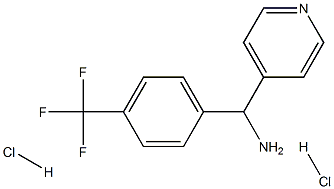 (4-(trifluoroMethyl)phenyl)(pyridin-4-yl)MethanaMine dihydrochloride 구조식 이미지