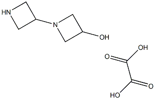 1-(Azetidin-3-yl)azetidin-3-ol oxalate Structure