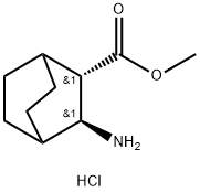 Methyl trans-3-aMinobicyclo[2.2.2]octane-2-carboxylate hydrochloride Structure