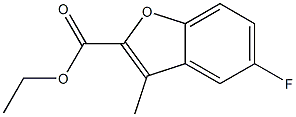 ethyl 5-fluoro-3-Methylbenzofuran-2-carboxylate Structure