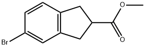 Methyl 5-broMo-2,3-dihydro-1H-indene-2-carboxylate Structure