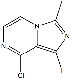 8-chloro-1-iodo-3-MethyliMidazo[1,5-a]pyrazine Structure