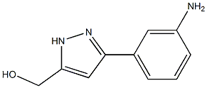 (3-(3-AMinophenyl)-1H-pyrazol-5-yl)Methanol Structure