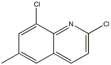 2, 8-dichloro-6-Methylquinoline 구조식 이미지