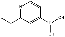 2-isopropylpyridin-4-ylboronic acid 구조식 이미지