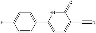6-(4-Fluorophenyl)-2-oxo-1,2-dihydropyridine-3-carbonitrile 구조식 이미지