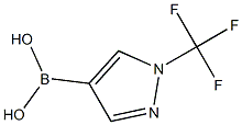 (1-(TrifluoroMethyl)-1H-pyrazol-4-yl)boronic acid Structure