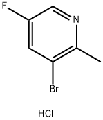 3-BroMo-5-fluoro-2-Methyl-pyridine hydrochloride Structure