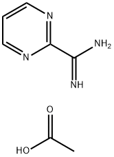 PyriMidine-2-carboxiMidaMide acetate Structure