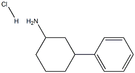 3-phenylcyclohexan-1-amine hydrochloride Structure