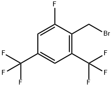 2-FLUORO-4,6-BIS(TRIFLUOROMETHYL)BENZYL BROMIDE 구조식 이미지