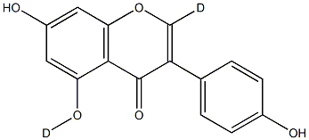 Genistein-d2 Structure