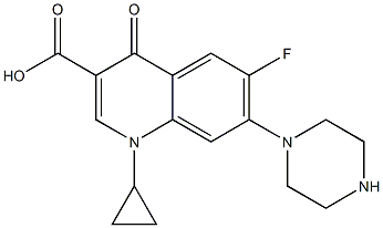 Ciprofloxacin IMpurity F 구조식 이미지