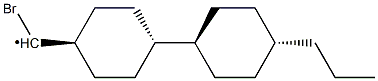 trans-4-(trans-4-propylcyclohexyl)cyclohexyl broMoMethyl Structure