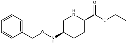 (2S,5R)-ethyl 5-(benzyloxyaMino)piperidine-2-carboxylate Structure