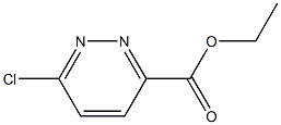 6-Chloro-3-pyridazinecarboxylic acid ethyl ester Structure