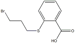 2-(3-BroMo-propylsulfanyl)-benzoic acid Structure