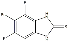 5-BroMo-4,6-difluoro-1,3-dihydro-benzoiMidazole-2-thione Structure