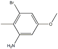 3-broMo-5-Methoxy-2-Methylaniline 구조식 이미지