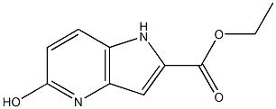 5-Hydroxy-4-azaindole-2-carboxylic acid ethyl ester 구조식 이미지