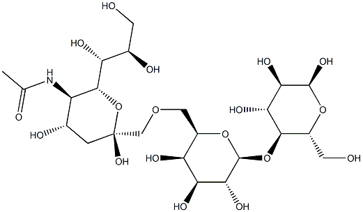 Siallyllactose 구조식 이미지