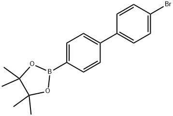 2-(4'-broMobiphenyl-4-yl)-4,4,5,5-tetraMethyl-1,3,2-dioxaborolane 구조식 이미지