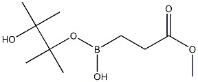 3-Methoxy-3-oxopropyl-1-boronic acid pinacol ester 구조식 이미지