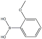 2-Methoxylphenylboronicacid 구조식 이미지