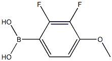 4-Methoxy-2,3-difluorophenylboronicacid Structure