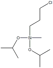 3-CHLOROPROPYLMETHYLDIISOPROPOXYSILANE Structure