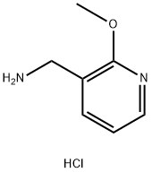 (2-Methoxypyridin-3-yl)MethanaMine hydrochloride 구조식 이미지