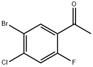 1-(5-BroMo-4-chloro-2-fluoro-phenyl)-ethanone Structure