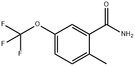 2-Methyl-5-(trifluoroMethoxy)benzaMide, 97% 구조식 이미지