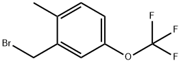 2-Methyl-5-(trifluoroMethoxy)benzyl broMide, 96% 구조식 이미지