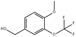 4-Methoxy-3-(trifluoroMethoxy)benzyl alcohol, 97% Structure