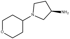 (R)-1-(Tetrahydro-2H-pyran-4-yl)pyrrolidin-3-aMine 구조식 이미지