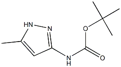 tert-butyl 5-Methyl-1H-pyrazol-3-ylcarbaMate Structure