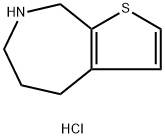 5,6,7,8-tetrahydro-4H-thieno[2,3-c]azepine hydrochloride Structure