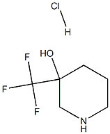 3-(trifluoroMethyl)piperidin-3-ol hydrochloride Structure