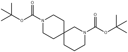 TERT-BUTYL TERT-BUTYL 2,9-DIAZASPIRO[5.5]UNDECANE-2,9-DICARBOXYLATE Structure